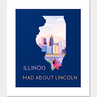 Illinois-Mad About Lincoln Posters and Art